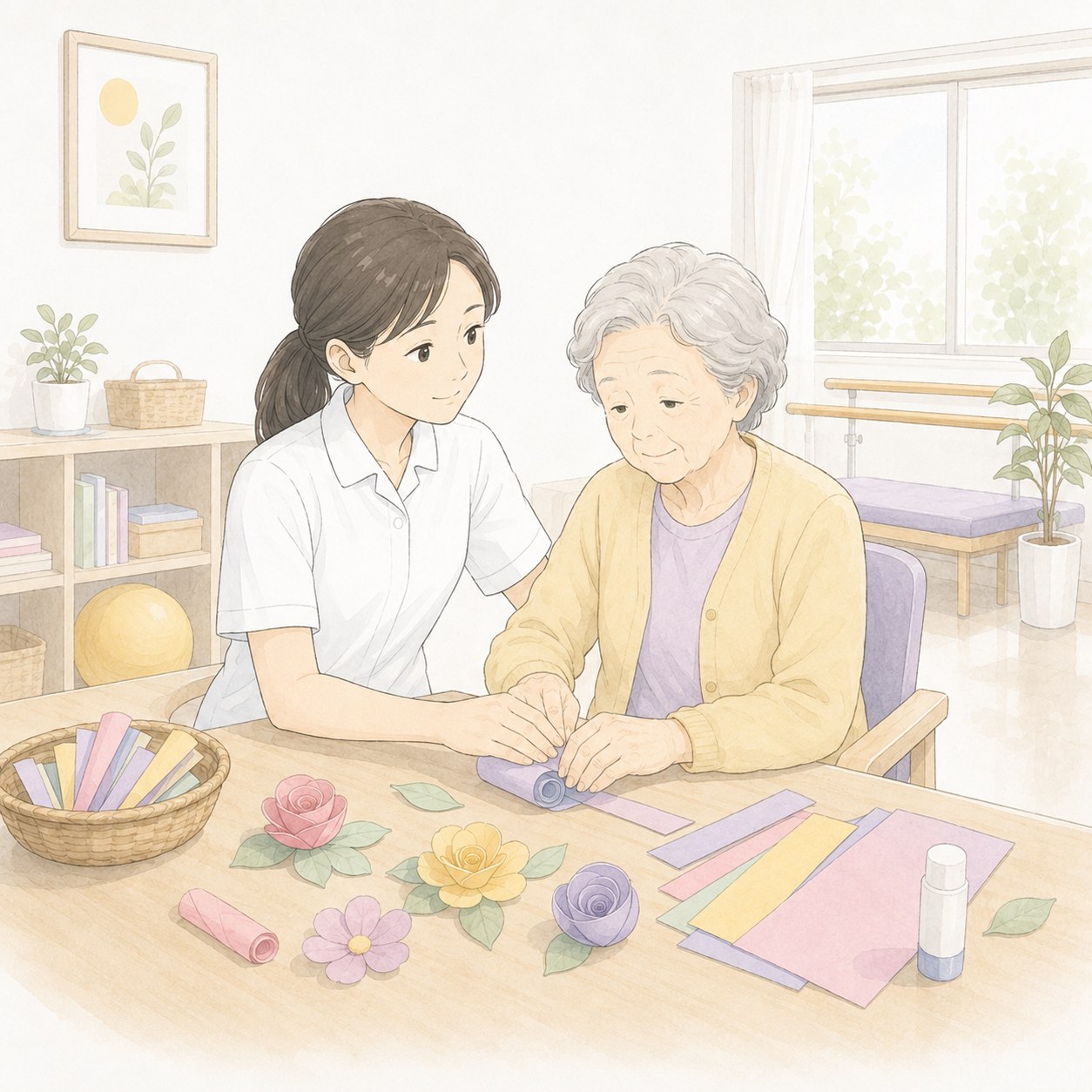根拠のある活動を届けたいと考える様子のイラスト
